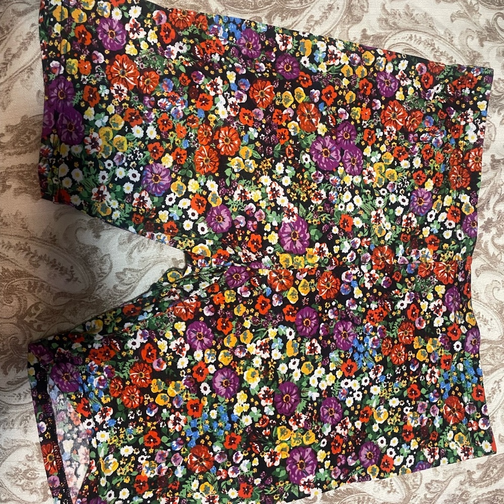 Floral Patterned Pants